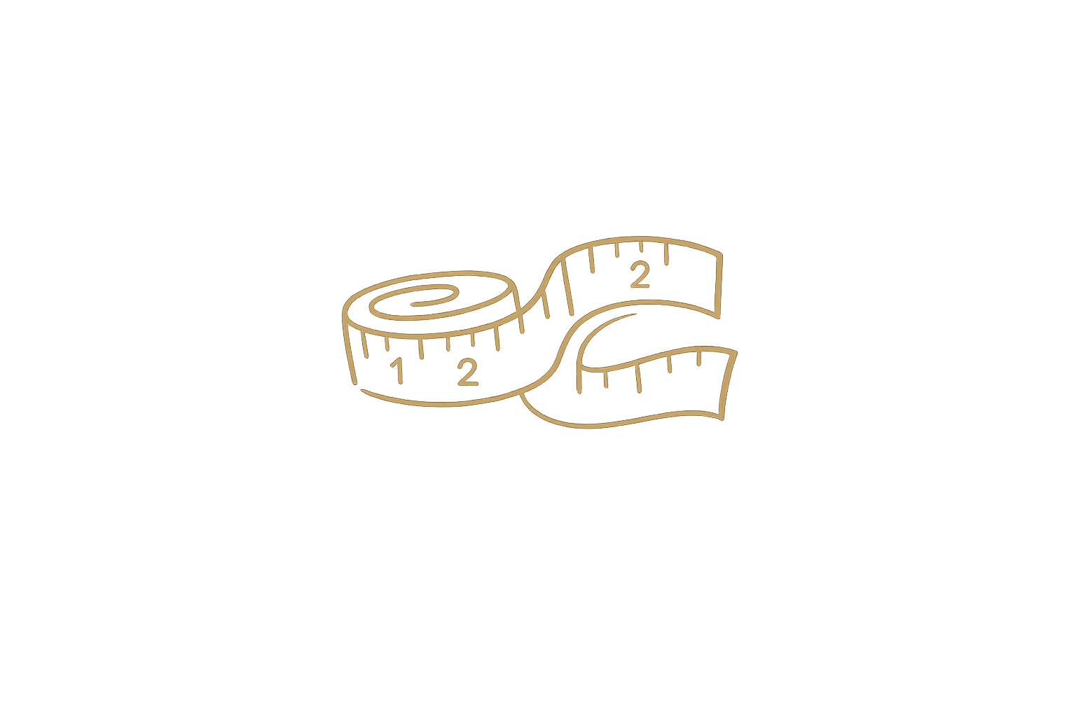 Measuring tape icon